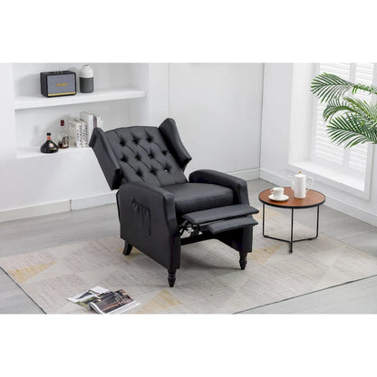 Fauteuil de détente moderne et confortable rembourré / Fauteuil inclinable pour salon