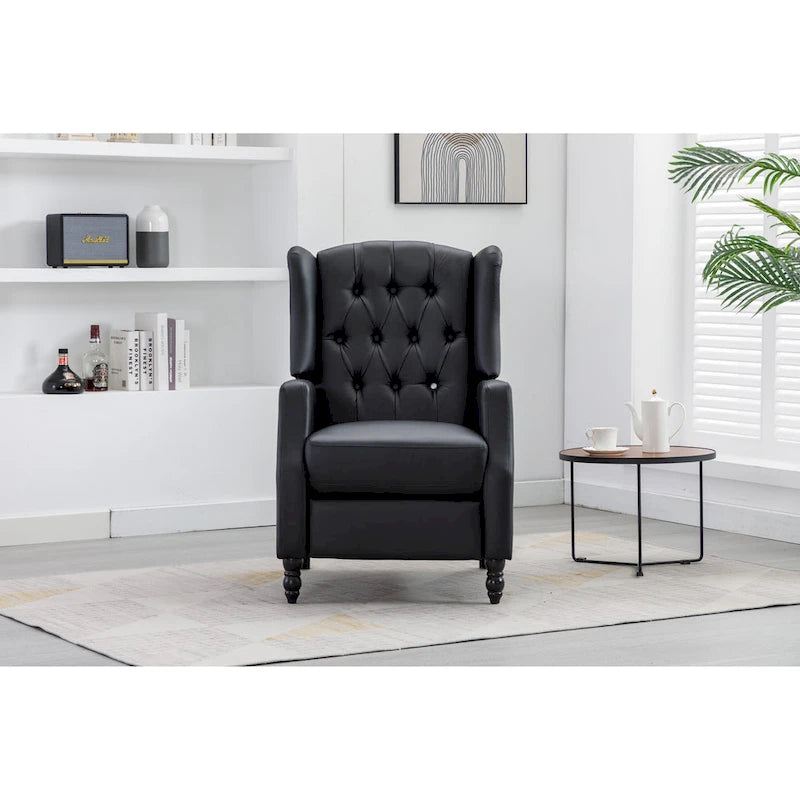 Fauteuil de détente moderne et confortable rembourré / Fauteuil inclinable pour salon