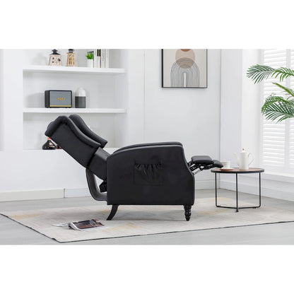 Fauteuil de détente moderne et confortable rembourré / Fauteuil inclinable pour salon