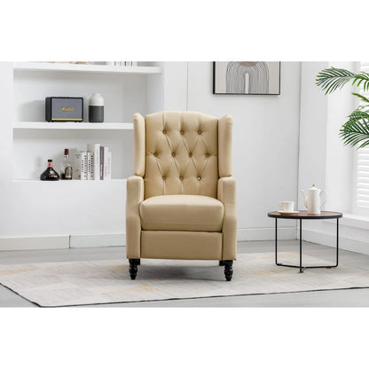 Fauteuil de détente moderne et confortable rembourré / Fauteuil inclinable pour salon