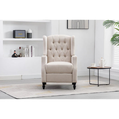 Fauteuil de détente moderne et confortable rembourré / Fauteuil inclinable pour salon