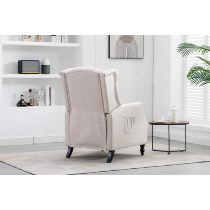 Fauteuil de détente moderne et confortable rembourré / Fauteuil inclinable pour salon