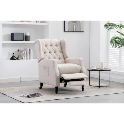 Fauteuil de détente moderne et confortable rembourré / Fauteuil inclinable pour salon