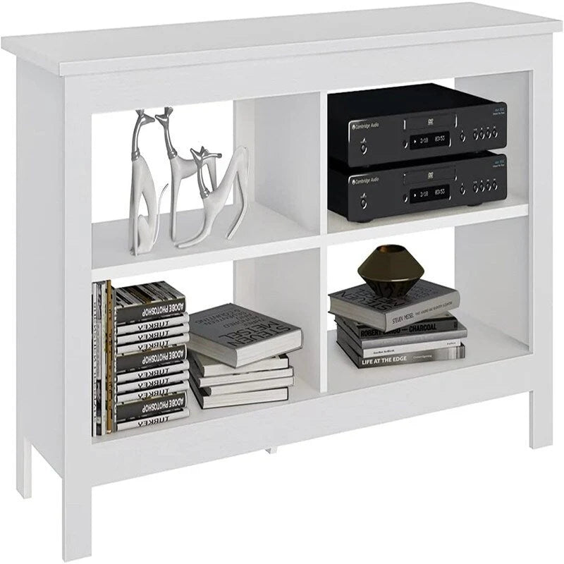 Meubles TV à 4 compartiments - 13,8 cm (P) x 43,3 cm (L) x 22,8 cm (H)