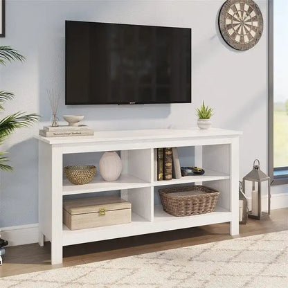 Meubles TV à 4 compartiments - 13,8 cm (P) x 43,3 cm (L) x 22,8 cm (H)