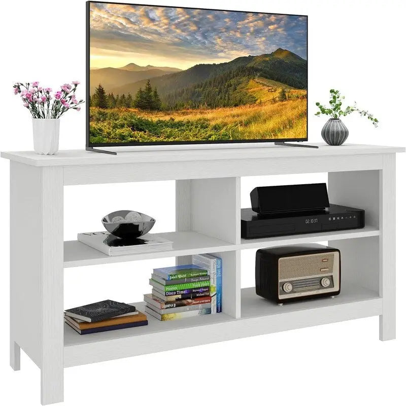 Meubles TV à 4 compartiments - 13,8 cm (P) x 43,3 cm (L) x 22,8 cm (H)