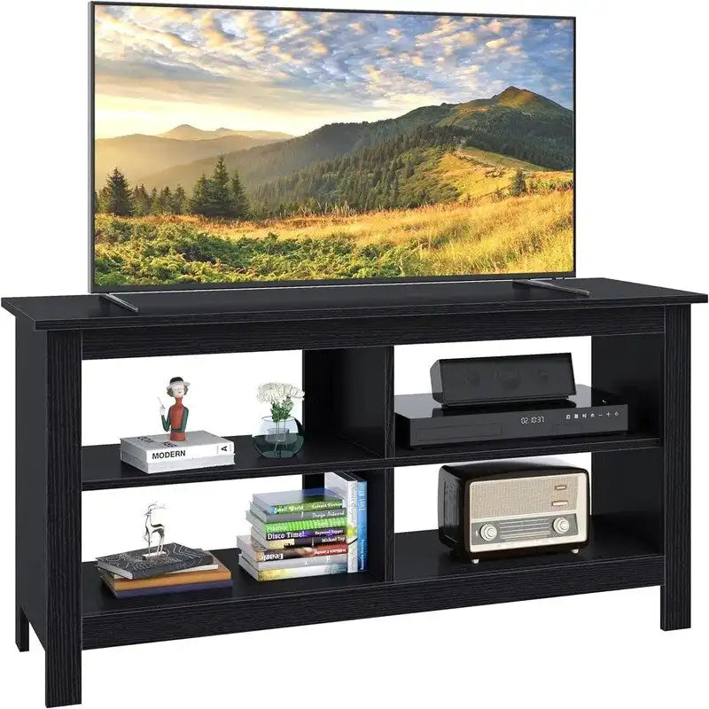 Meubles TV à 4 compartiments - 13,8 cm (P) x 43,3 cm (L) x 22,8 cm (H)