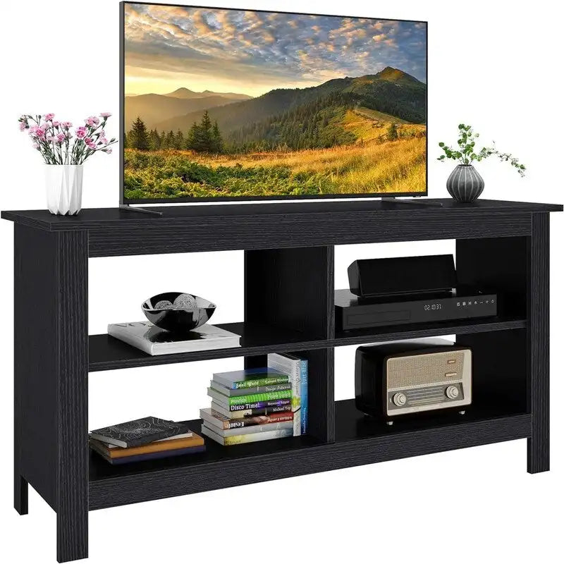 Meubles TV à 4 compartiments - 13,8 cm (P) x 43,3 cm (L) x 22,8 cm (H)