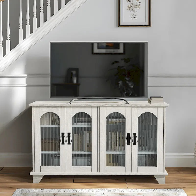 Meuble TV avec rangement pour téléviseurs jusqu'à 45 pouces - 45 x 26 x 16 pouces