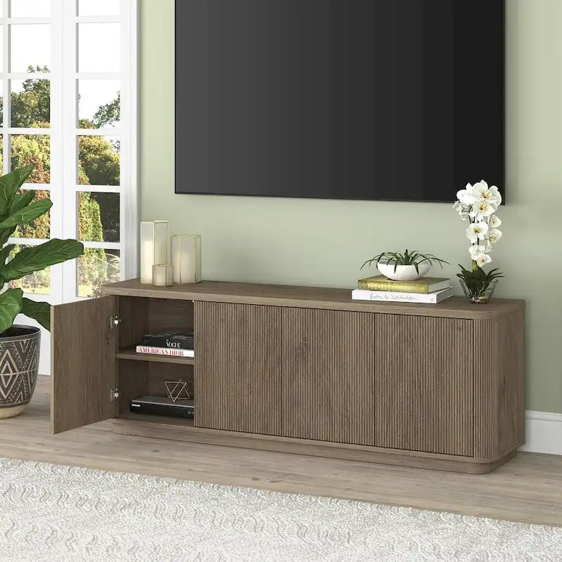 Meuble TV rectangulaire Easton pour téléviseurs jusqu'à 75 à 68 pouces de large