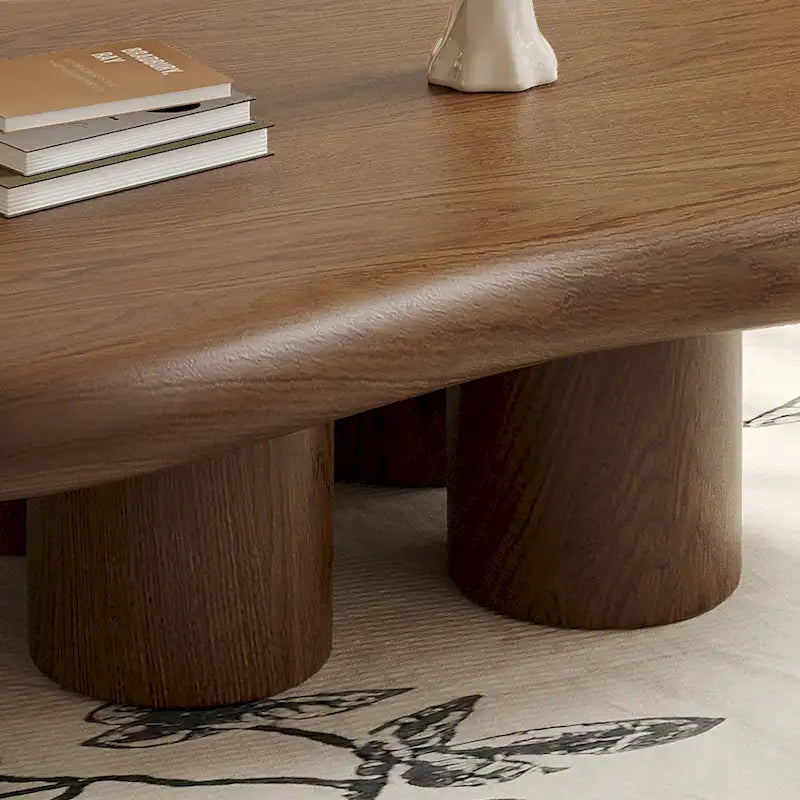 Table basse moderne en forme de nuage pour salon, 48,43 cm, table basse à 4 pieds - 48,4