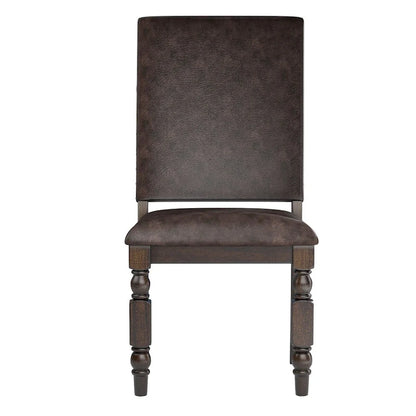 Chaises de salle à manger capitonnées Flatiron à clous décoratifs (lot de 2) par iNSPIRE Q Classic