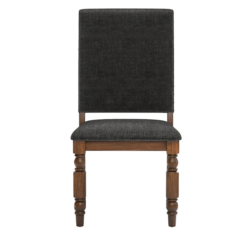 Chaises de salle à manger capitonnées Flatiron à clous décoratifs (lot de 2) par iNSPIRE Q Classic