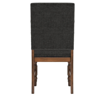 Chaises de salle à manger capitonnées Flatiron à clous décoratifs (lot de 2) par iNSPIRE Q Classic