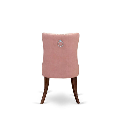 Ensemble de salle à manger East West Furniture composé d'une table de cuisine rectangulaire et de chaises rembourrées, en acajou (composition au choix)
