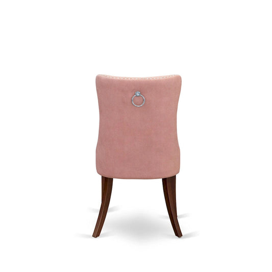 Ensemble de salle à manger East West Furniture composé d'une table de cuisine rectangulaire et de chaises rembourrées, en acajou (composition au choix)