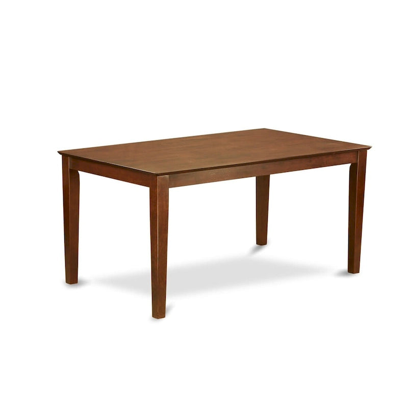 Ensemble de salle à manger East West Furniture composé d'une table de cuisine rectangulaire et de chaises rembourrées, en acajou (composition au choix)