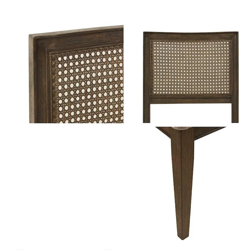 Ensemble de 2 chaises de salle à manger sans accoudoirs