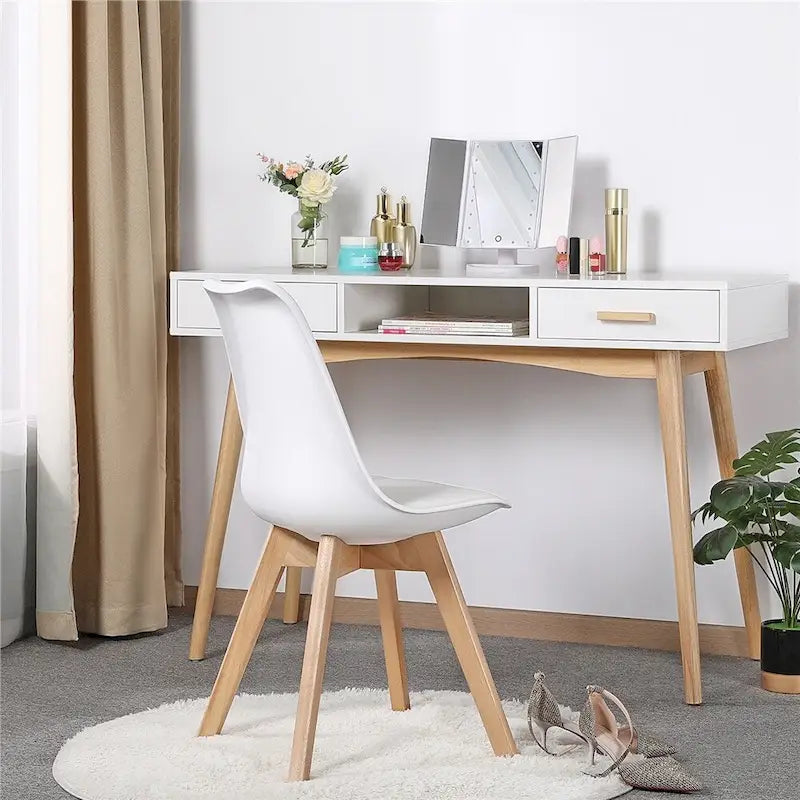 Ensemble de 4 chaises de salle à manger Yaheetech avec rembourrage souple et moderne