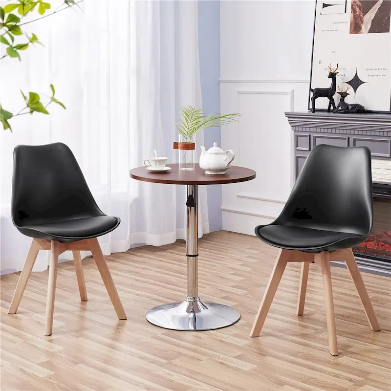 Ensemble de 4 chaises de salle à manger Yaheetech avec rembourrage souple et moderne