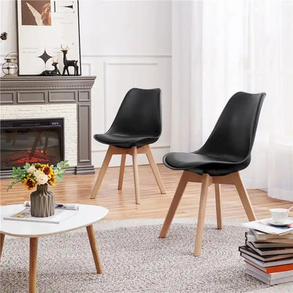 Ensemble de 4 chaises de salle à manger Yaheetech avec rembourrage souple et moderne