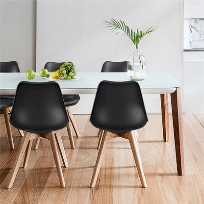 Ensemble de 4 chaises de salle à manger Yaheetech avec rembourrage souple et moderne