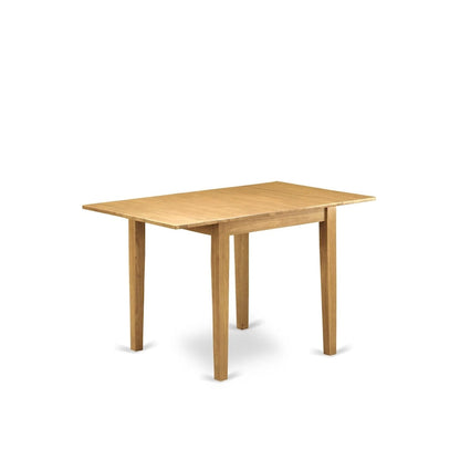 Ensemble de salle à manger East West Furniture : table rectangulaire et chaises en similicuir, chêne (option de pièces).