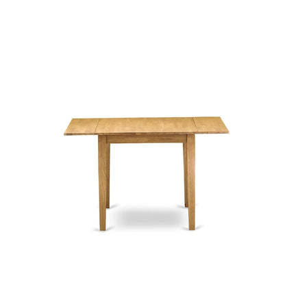 Ensemble de salle à manger East West Furniture : table rectangulaire et chaises en similicuir, chêne (option de pièces).