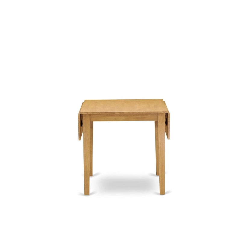 Ensemble de salle à manger East West Furniture : table rectangulaire et chaises en similicuir, chêne (option de pièces).