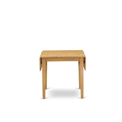 Ensemble de salle à manger East West Furniture : table rectangulaire et chaises en similicuir, chêne (option de pièces).
