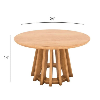 Table de salle à manger ronde Andre Small 39 de style bistro par Aria-Home - Non disponible