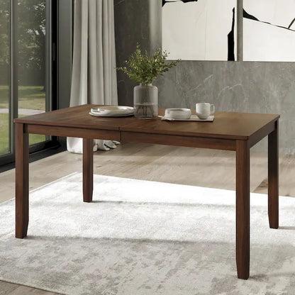 Ensemble de salle à manger contemporain en bois 5 pièces CraftPorch