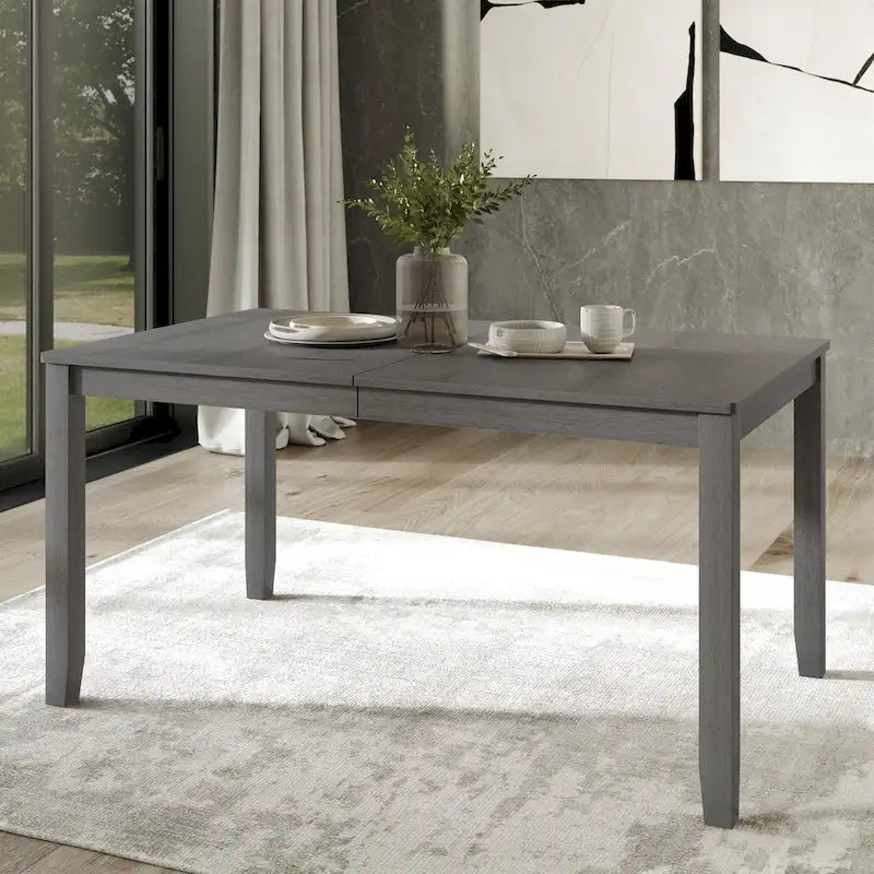 Ensemble de salle à manger contemporain en bois 5 pièces CraftPorch
