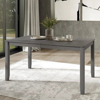 Ensemble de salle à manger contemporain en bois 5 pièces CraftPorch