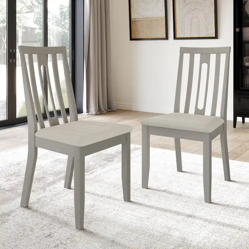 Ensemble de salle à manger contemporain en bois 5 pièces CraftPorch