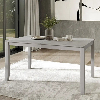 Ensemble de salle à manger contemporain en bois 5 pièces CraftPorch