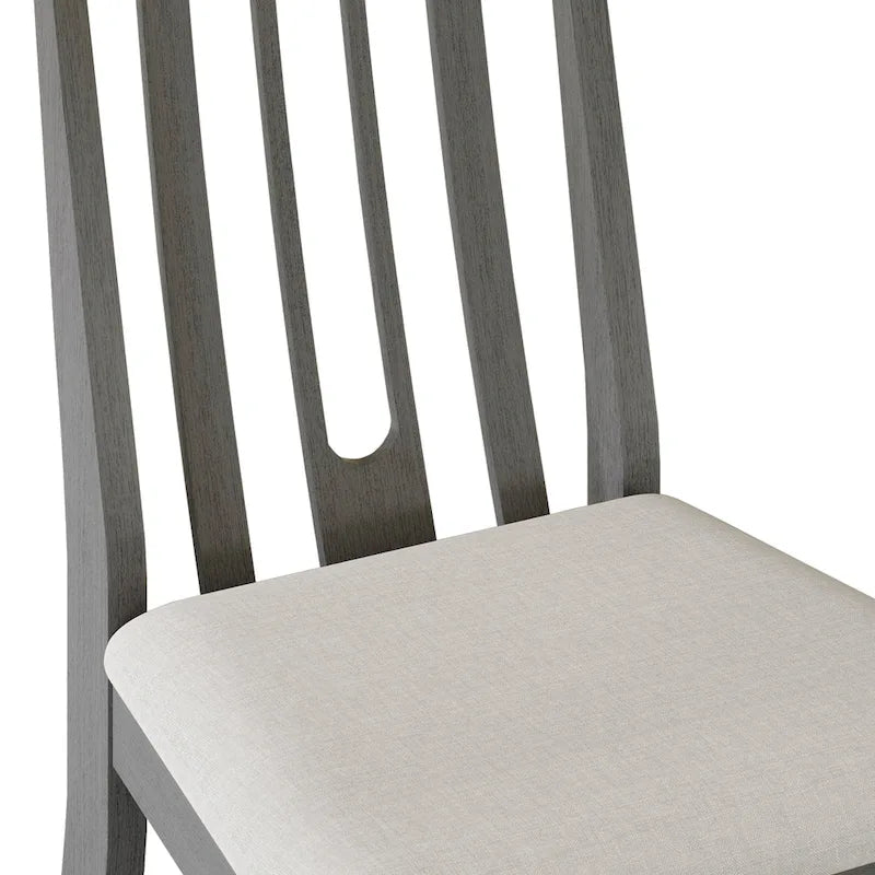 Ensemble de salle à manger contemporain en bois 5 pièces CraftPorch
