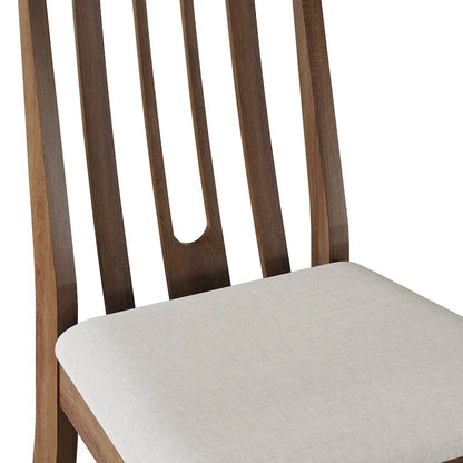 Ensemble de salle à manger contemporain en bois 5 pièces CraftPorch