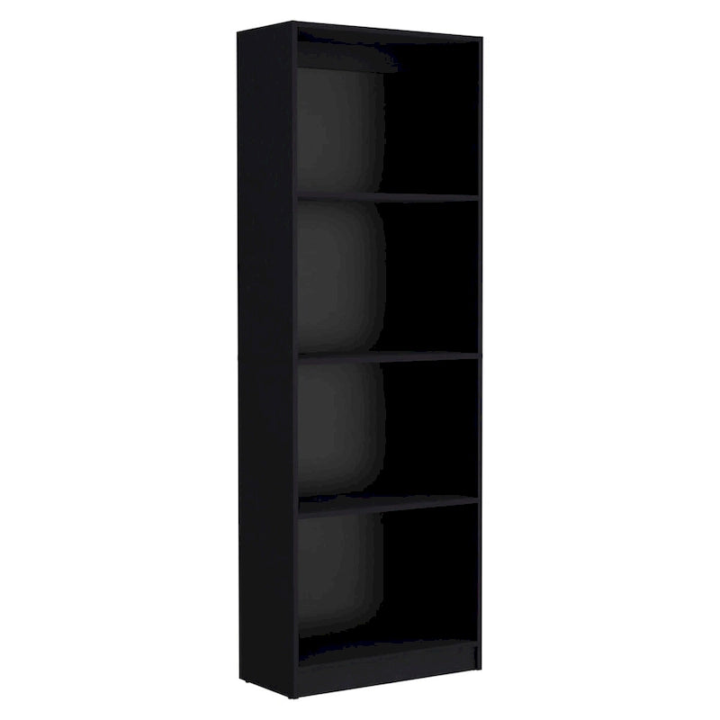 Bibliothèque Kenyon 3 pièces, 74 pouces de large, 5 étagères et armoire