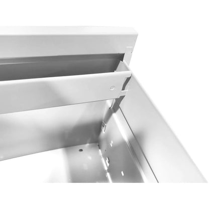 Classeur vertical en métal à 3 tiroirs, 14,96 po de largeur, avec serrure. Convient pour le bureau et la maison. Format A4, légal et lettre.