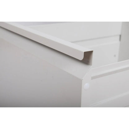 Classeur vertical en métal à 3 tiroirs, 14,96 po de largeur, avec serrure. Convient pour le bureau et la maison. Format A4, légal et lettre.
