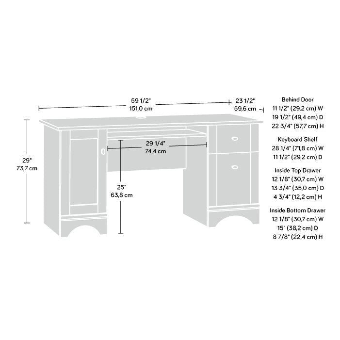Bureau d'ordinateur Sauder Select Collection pour la maison