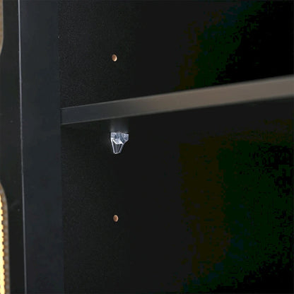 Table console multimédia Merax en tissu tissé pour téléviseurs jusqu'à 70 pouces