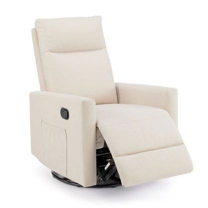 Fauteuil inclinable manuel, canapé simple en tissu Winback