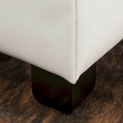 Banc ottoman de rangement rembourré