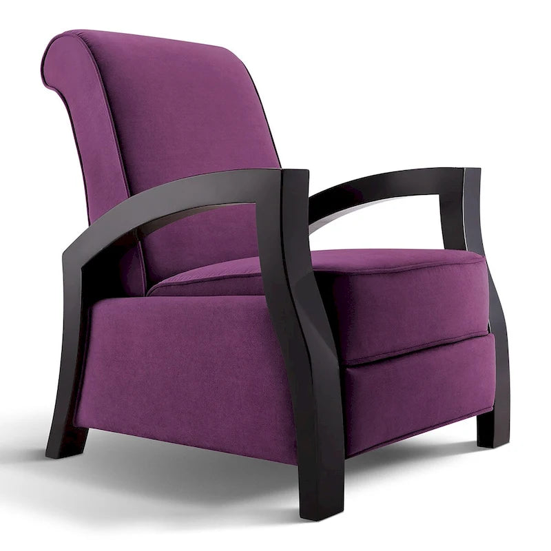 Fauteuil inclinable Artiva Premium en microfibre violette