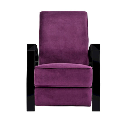 Fauteuil inclinable Artiva Premium en microfibre violette