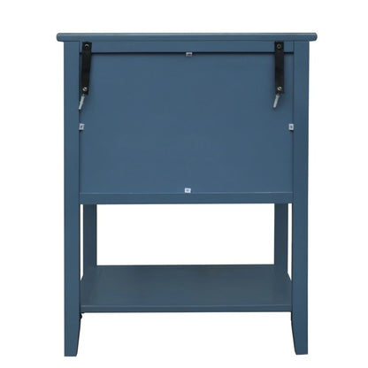 Table d'appoint de style américain avec 2 tiroirs