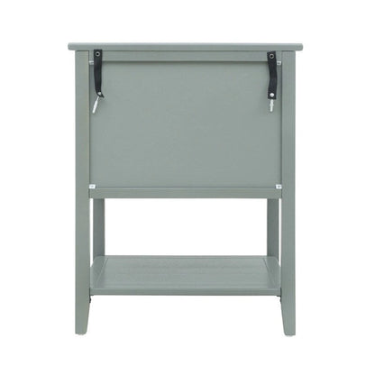 Table d'appoint de style américain avec 2 tiroirs