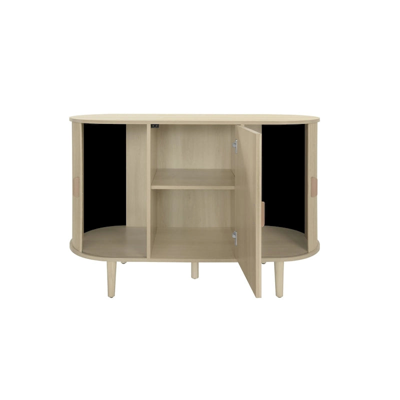 Armoire de rangement d'appoint à 3 portes